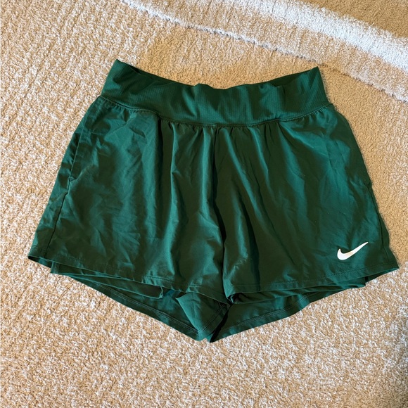 Nike Pants - Nike Women's Dark Green Athletic Shorts